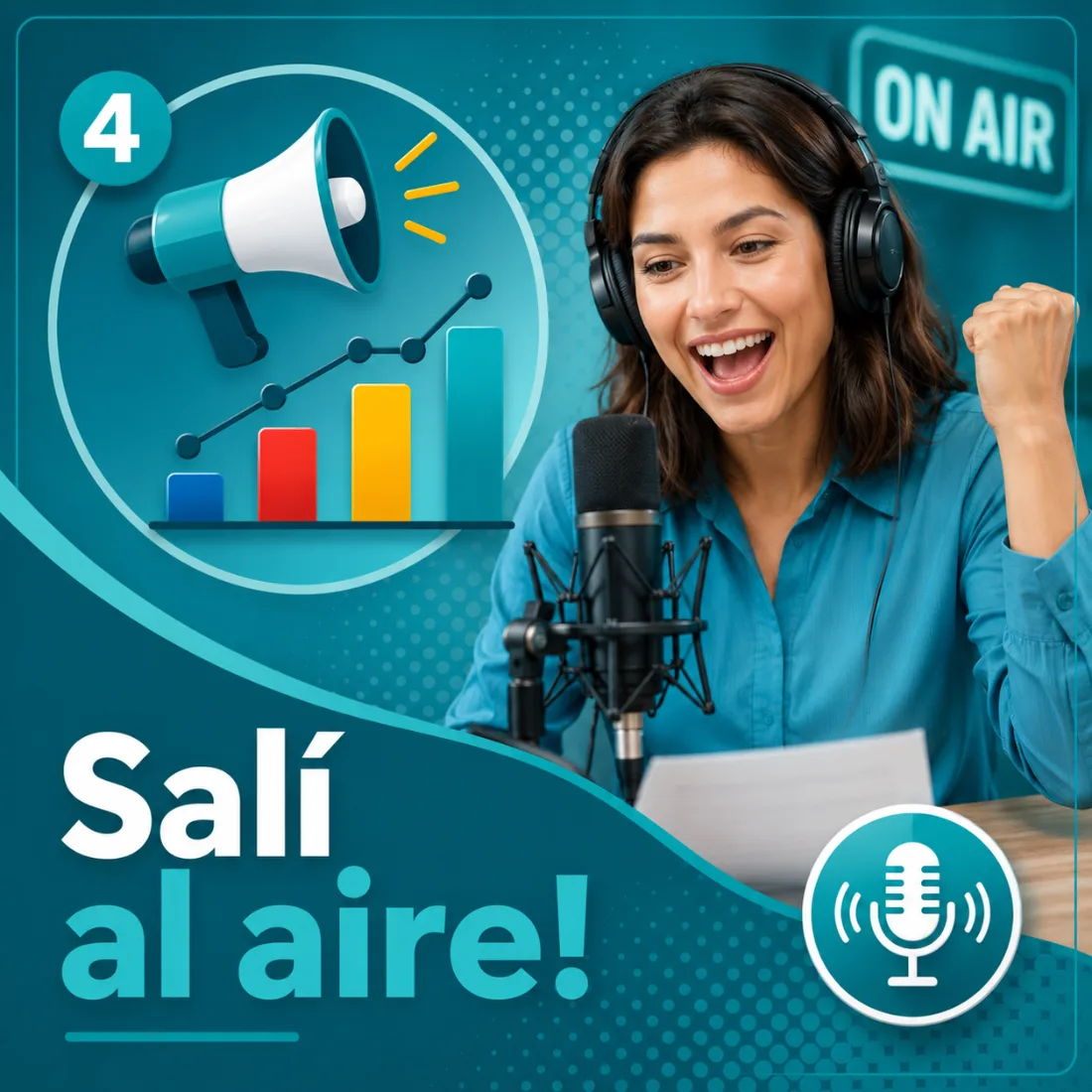 Paso 4: salí al aire