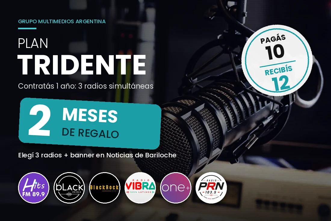 Plan Tridente: pagás 10 meses y recibís 12